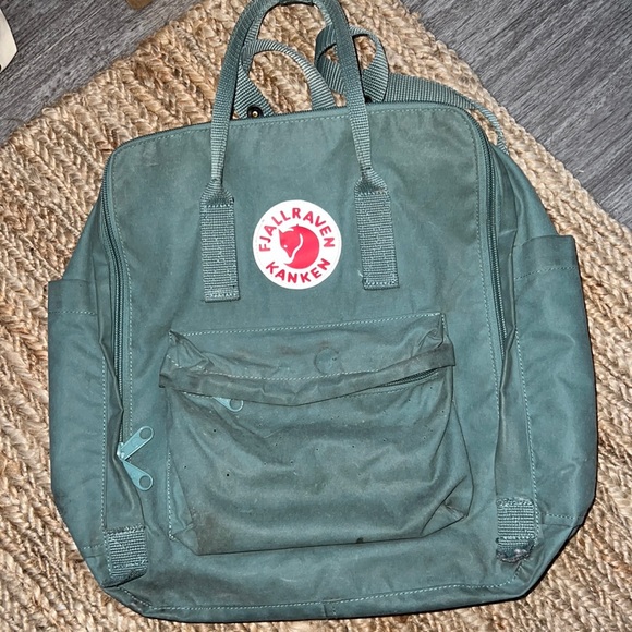 Fjallraven Handbags - Fjallraven Kanken Frost Green Classic Backpack